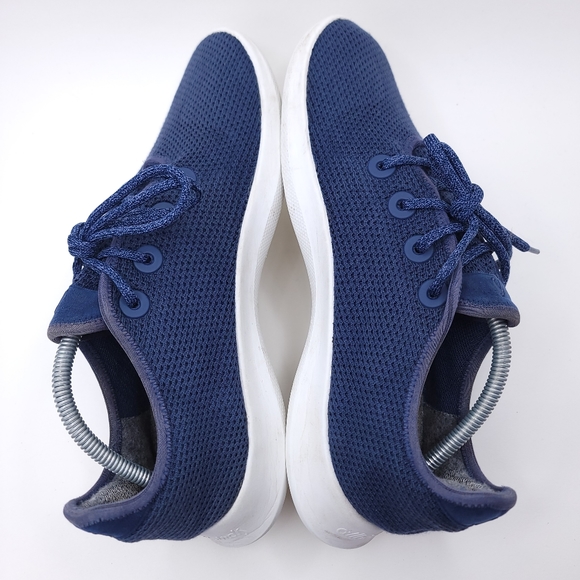 Allbirds Men's Blue Knit Upper Wool Runners Lace Up Shoe Size 12 0918 RM1 - Picture 8 of 11
